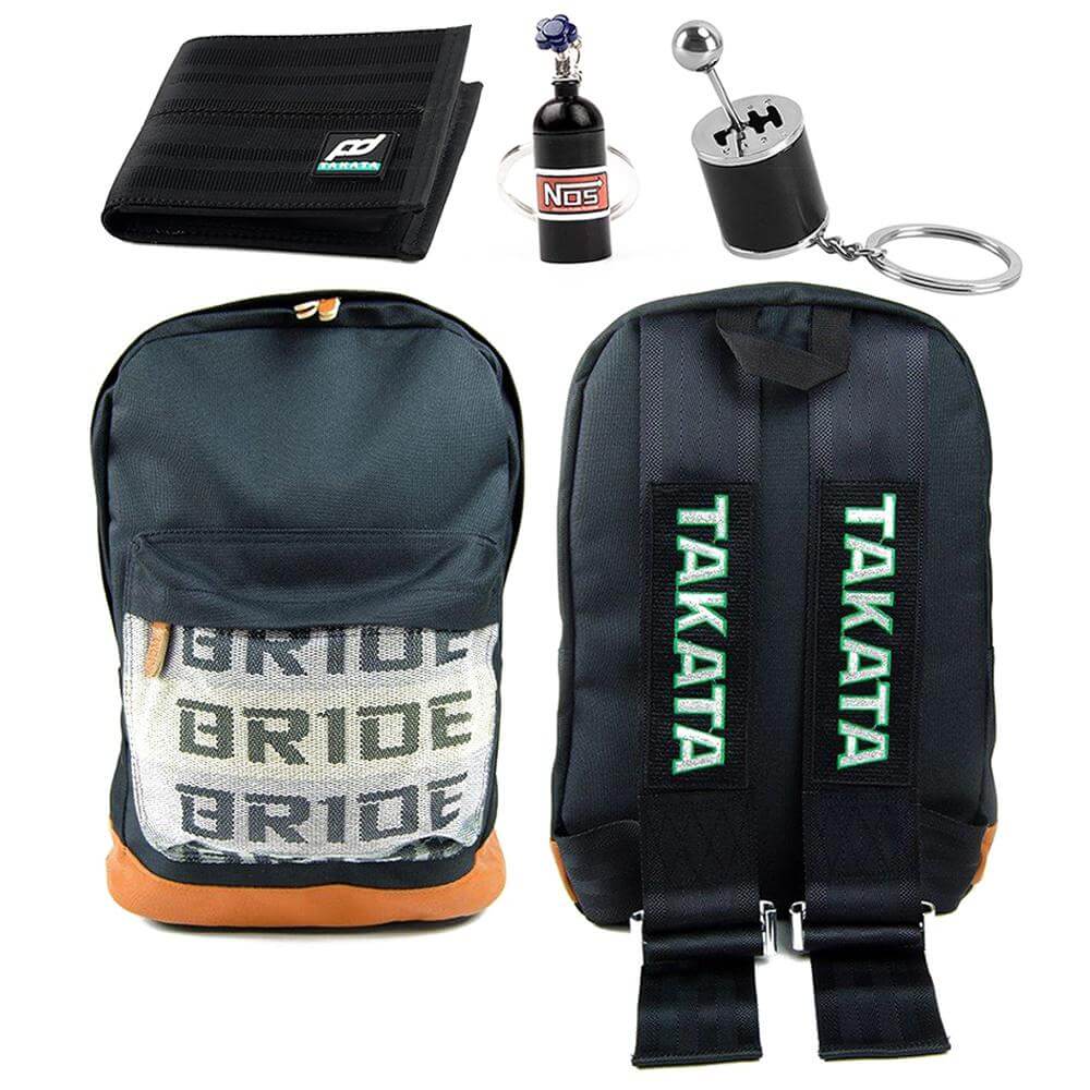 JDM Bundle Black - Backpack, Wallet and Keychains