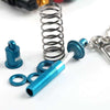 blue coilover keychain, shock absorb, car keychain, jdm keyring, car guy gift