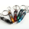 black, gold, red, green and blue coilover keychain, shock absorb, car keychain, jdm keyring, car guy gift