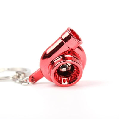 red turbo keychain,  jdm keyring, car keychains, car guy gifts