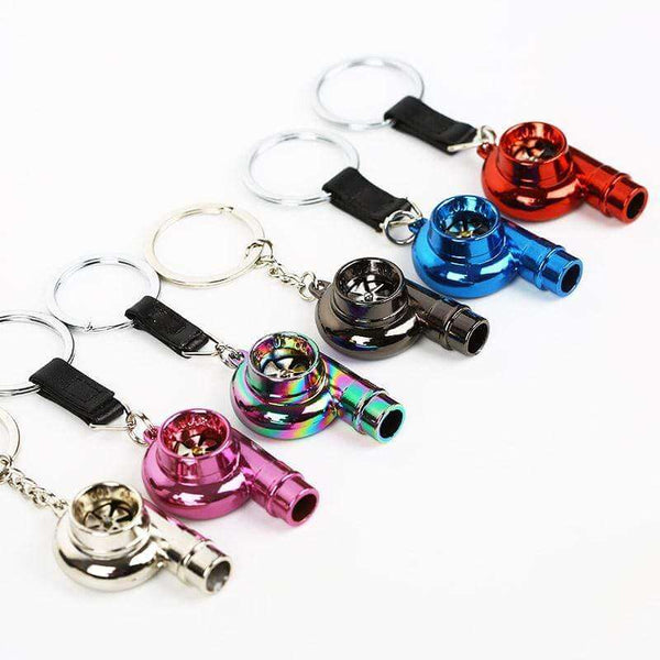 TunerLifestyle Turbocharger Whistle Keychain Gold